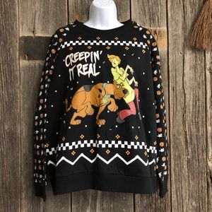 NWT LIGHT UP Scooby-Doo Halloween Sweater